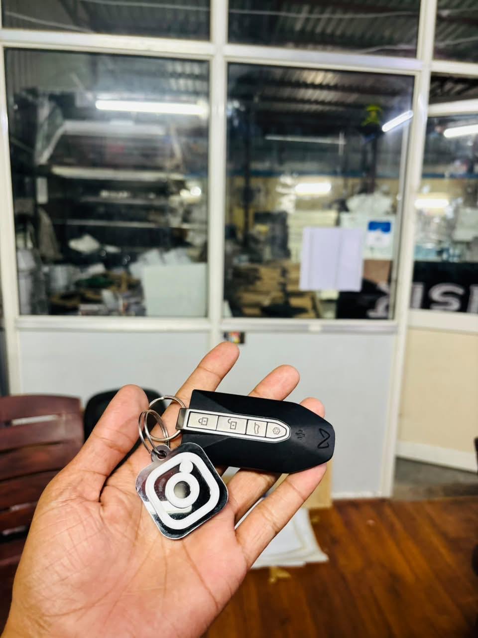 NFC Instagram Keychain view 3