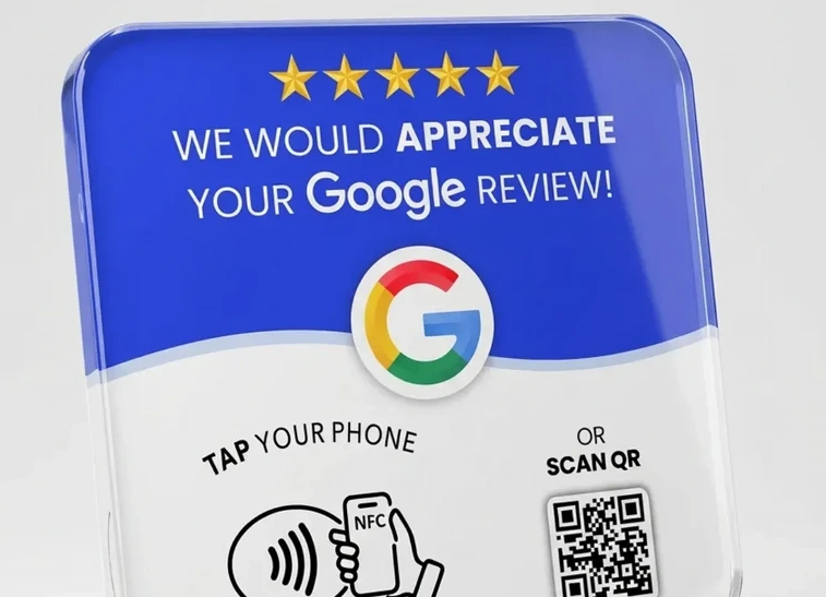 Google Review Stand view 4